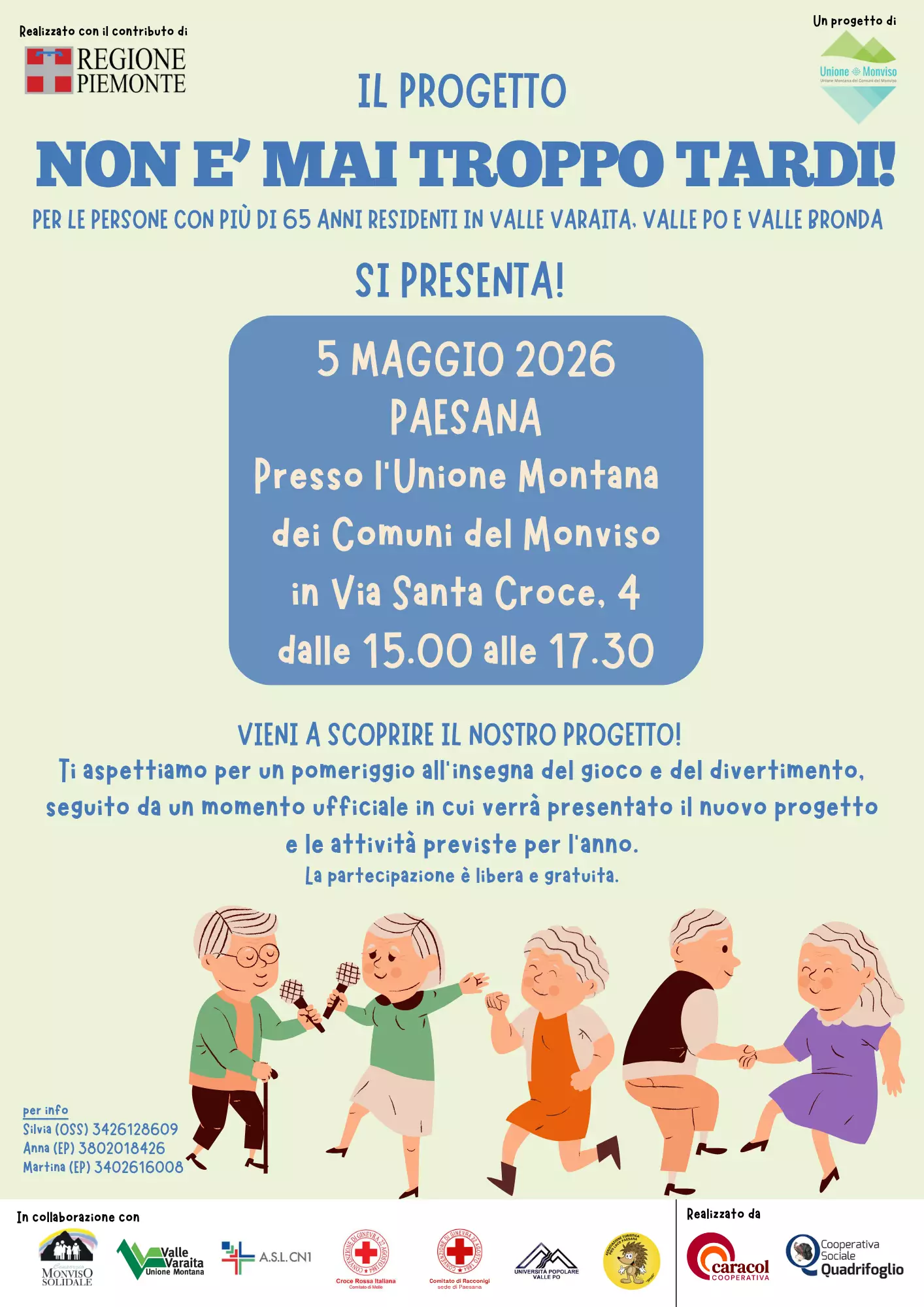 NON E MAI TROPPO TARDI